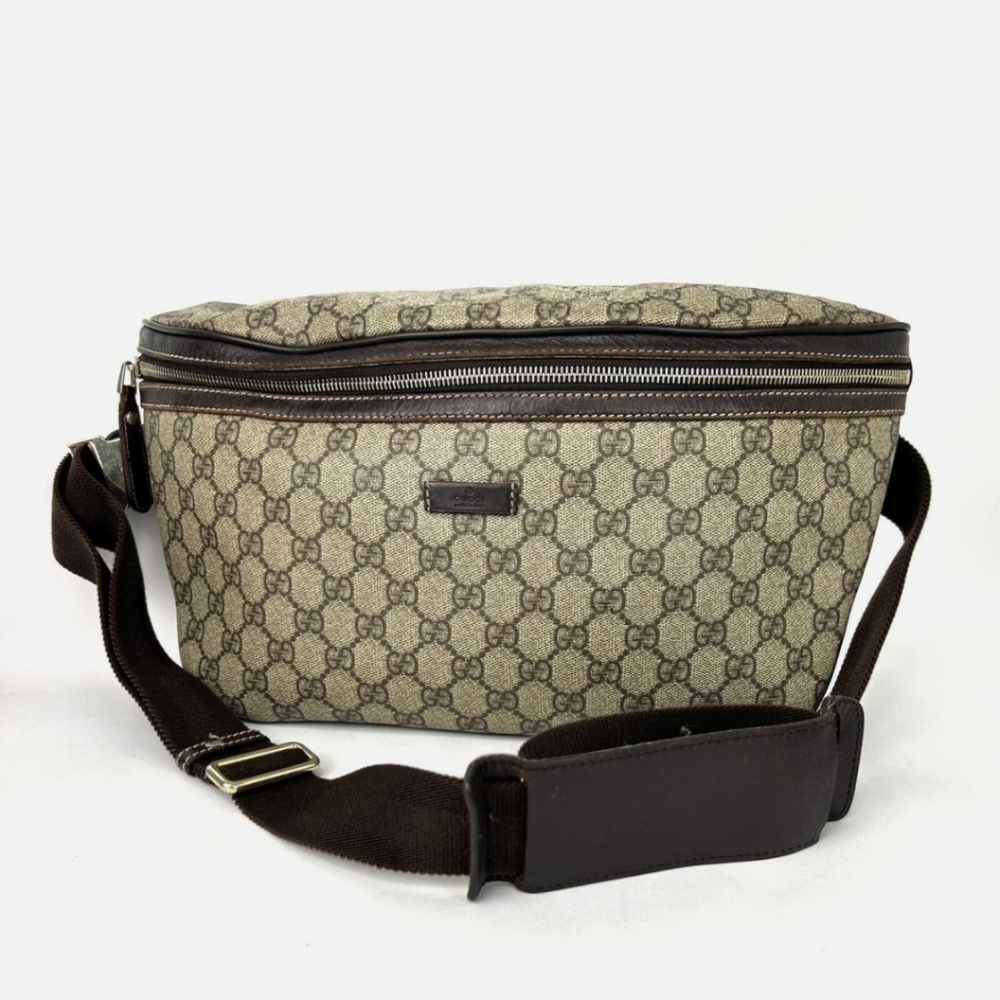 Gucci Beige and Brown Crossbody Bag